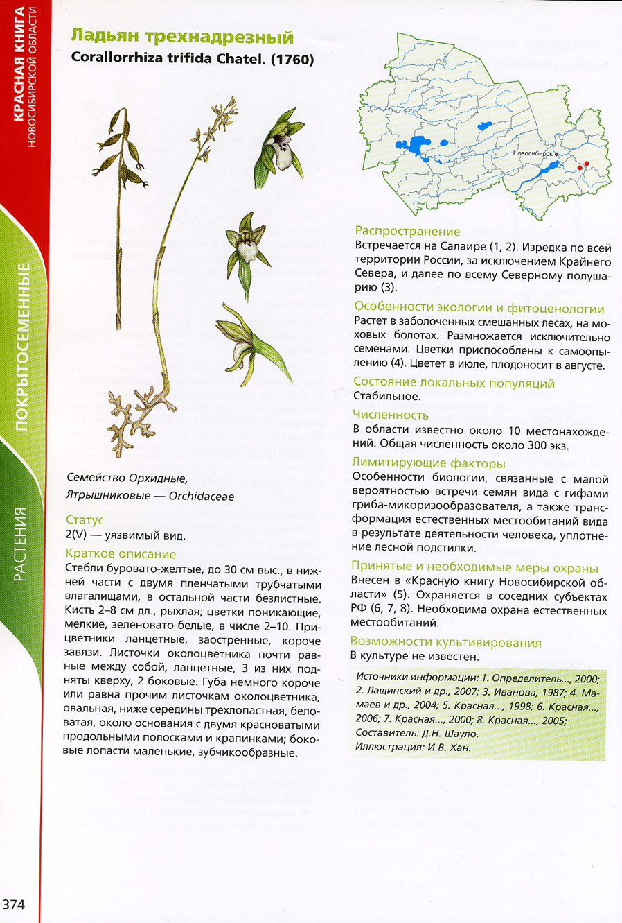 Растения и животные Новосибирской области занесенные в красную книгу