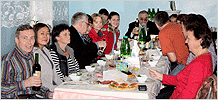 УВЕЛИЧИТЬ! 1366 x 900= 453 Kb
Торжественный ужин участников конференции.
Россия, Омск, сентябрь 2010