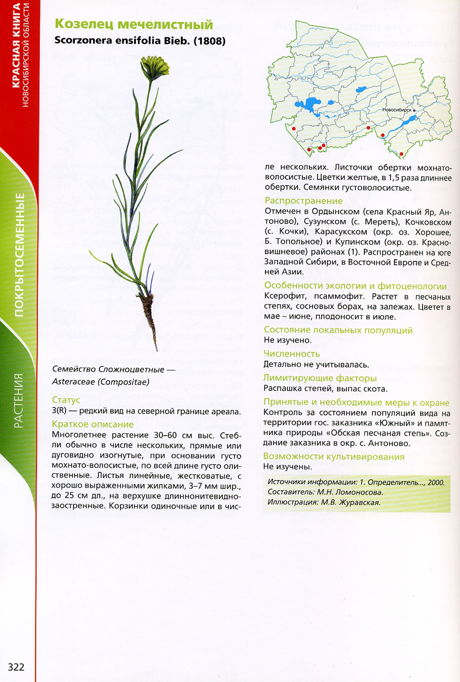 Растения НСО Новосибирской области красная книга