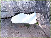 Вид из Барсуковской пещеры. Август 2006